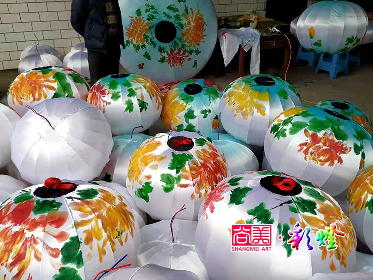 折疊式圓燈籠通道燈，氛圍裝飾亮化燈