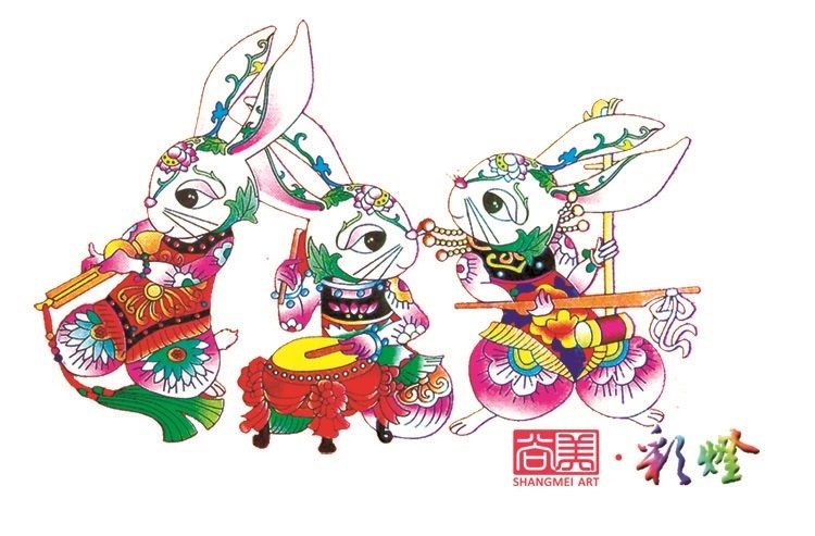 2023年兔年花燈、兔年彩燈設(shè)計(jì)方案卡通元素參考
